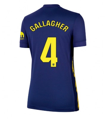 Atletico Madrid Conor Gallagher #4 Replika Bortatröja Damer 2025-26 Kortärmad Atletico Madrid Conor Gallagher #4 Replika Bortatröja Damer 2025-26 Kortärmad